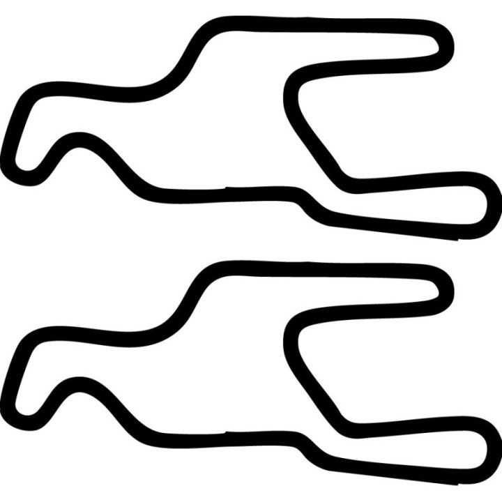 Arctic Circle Raceway Stickers – Norway Circuit Decals (2-Pack)