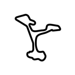 Ascari Race Resort Track Map Stickers – Circuit Decals (2-Pack)