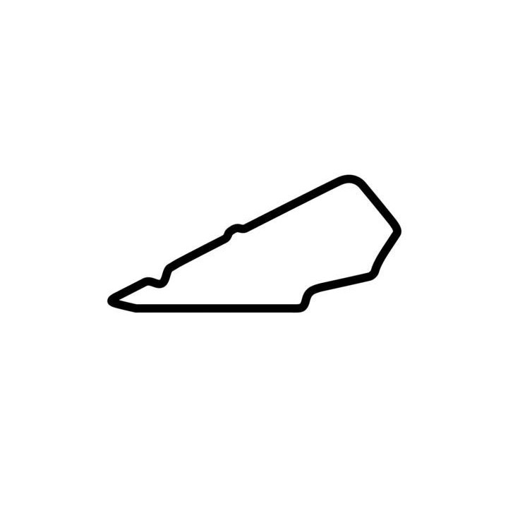 Bedford Autodrome South Circuit Stickers – Track Decals (2-Pack)