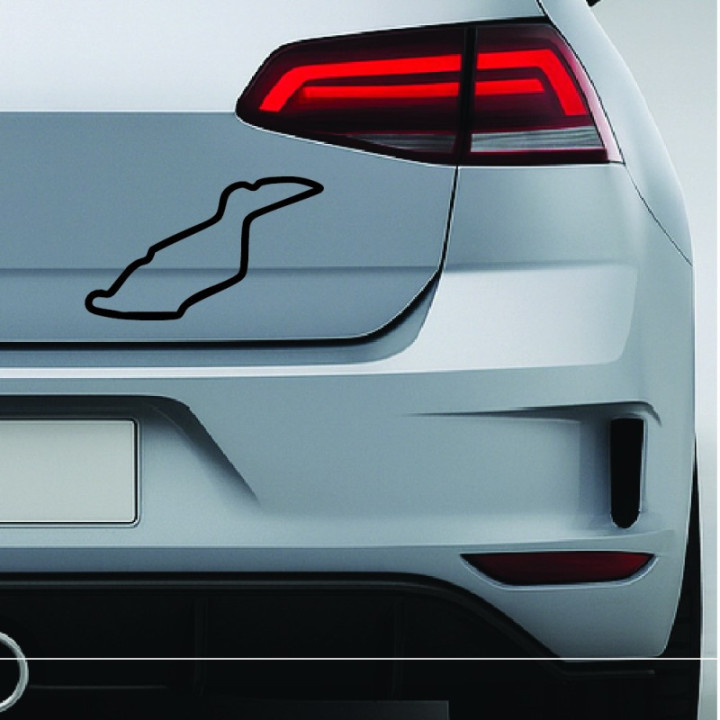 Bedford Autodrome West Stickers – Track Day Decals (2-Pack)