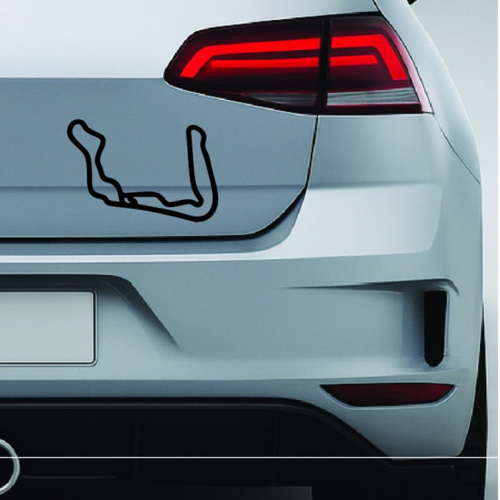 Bilster Berg Stickers – Circuit Track Map Decals (2-Pack)