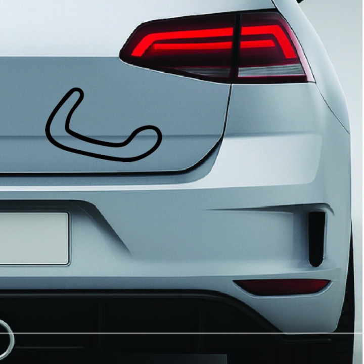 Brands Hatch Indy Circuit Stickers – Racetrack Decals (2-Pack)