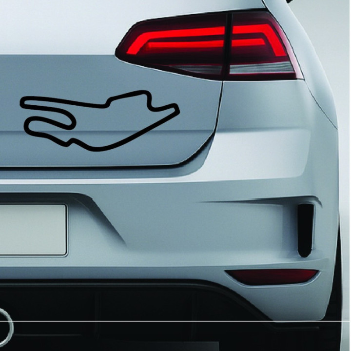Buy BUGATTI CIRCUIT AT LE MANS DECAL Online