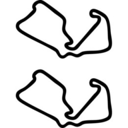 Silverstone Circuit Stickers – British Grand Prix F1 Decals (2-Pack)