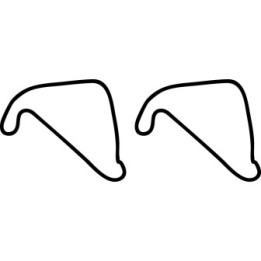 Silverstone National Circuit Stickers – UK Race Track Layout Vinyl Decals (2-Pack)