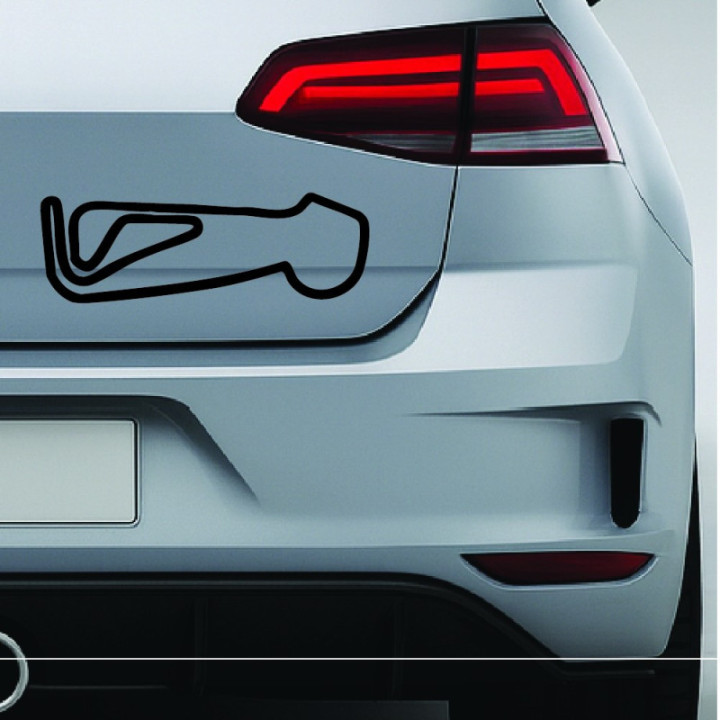 Snetterton 300 Circuit Stickers – BTCC BSB Track Decals (2-Pack)