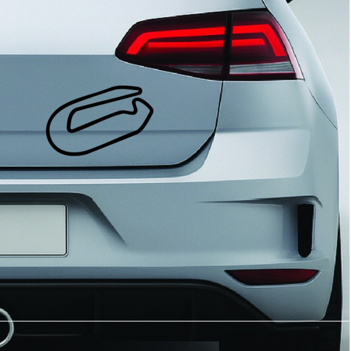 Buy HOMESTEAD MIAMI SPEEDWAY MODIFIED ROAD COURSE DECAL Online