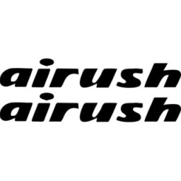 Buy Airush Text Slanted Surfing Decal Sticker Online