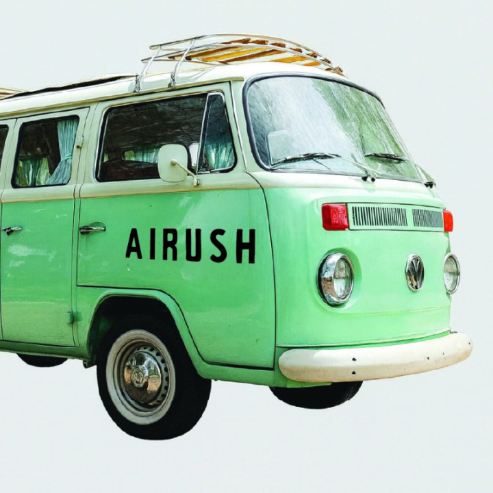 Buy Airush Text Surfing Decal Sticker Online