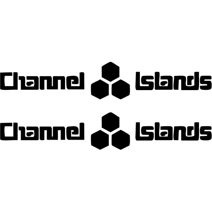 Al Merrick Channel Islands Stickers - Surfboard Decals (2-Pack)
