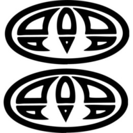 Animal Oval Stickers – Surf Skate Snowboard Vinyl Decals (2-Pack)