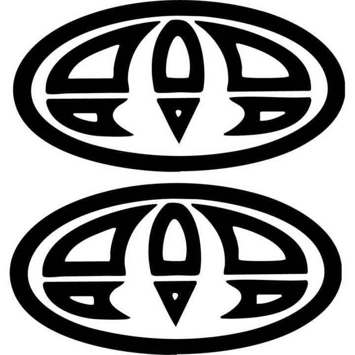 Animal Oval Stickers – Surf Skate Snowboard Vinyl Decals (2-Pack)