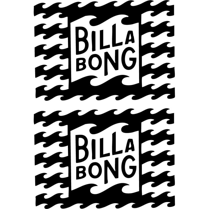 Buy Billabong Multi Surfing Decal Sticker Online