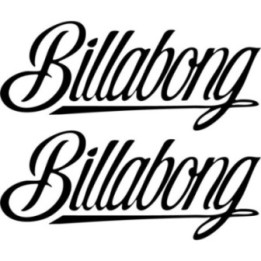 Buy Billabong Script Surfing Decal Sticker Online