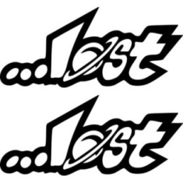 Lost Surfboards Stickers – Core Surf Lifestyle Logo Decals (2-Pack)