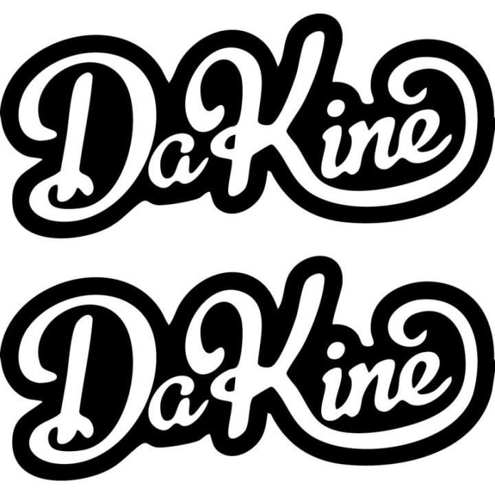 Dakine Outline Stickers – Surf Kite Snow Lifestyle Vinyl Decals (2-Pack)