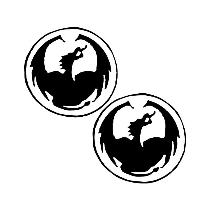 Dragon Alliance Stickers – Ski Snow MTB Decals (2-Pack)