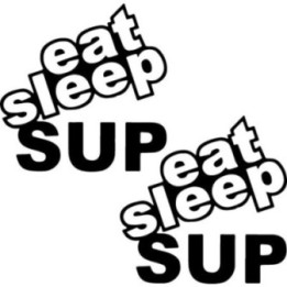 Buy Eat Sleep Sup Surfing Decal Sticker Online