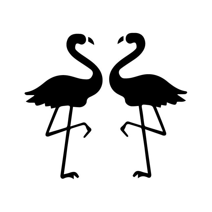 Buy Flamingo Die Cut Vinyl Decal Online