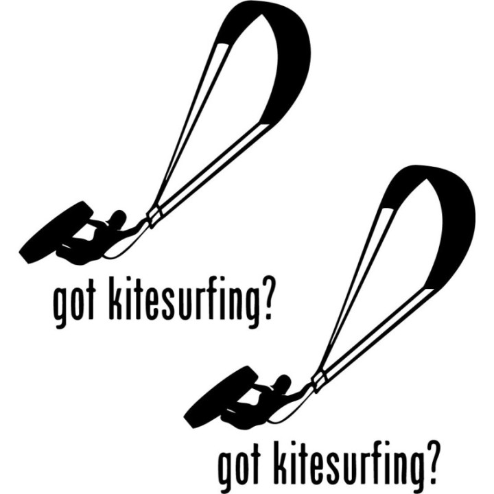 Buy Got Kitesurfing V2 Vinyl Decal Sticker Online