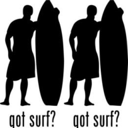 Buy Got Surf Style 1 Vinyl Sticker Decal Online
