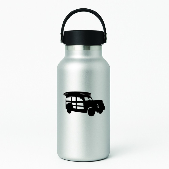 Buy Hawaii Surf Wagon Beach Vinyl Decal Sticker Online