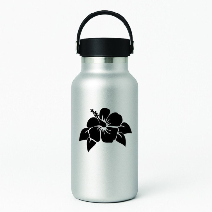 Buy Hibiscus Flower Island Die Cut Vinyl Decal Online