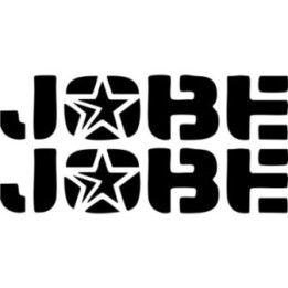 Jobe Watersports Stickers – SUP Paddle Board Kayak Surf Decals (2-Pack)