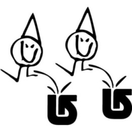 Buy Lib Tech Schoolboy Pissing Surfing Decal Sticker Online
