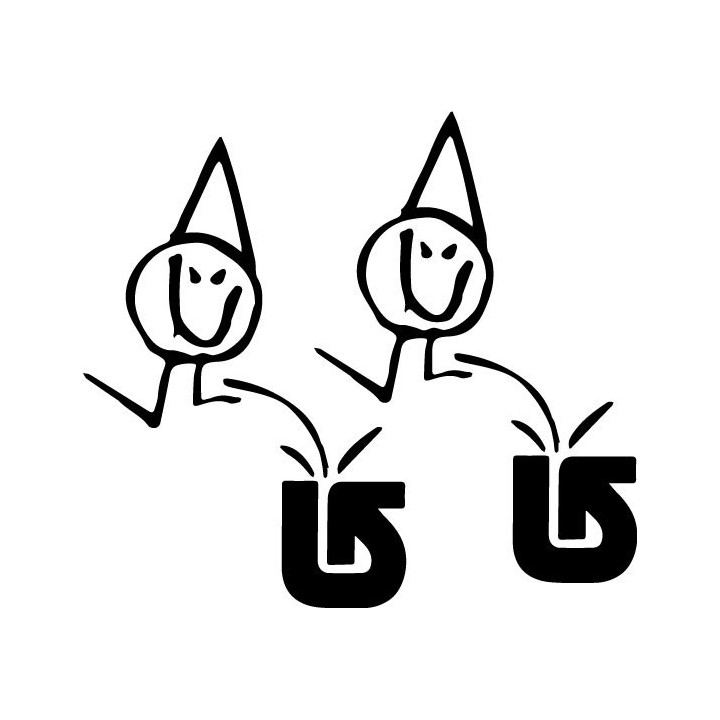 Buy Lib Tech Schoolboy Pissing Surfing Decal Sticker Online