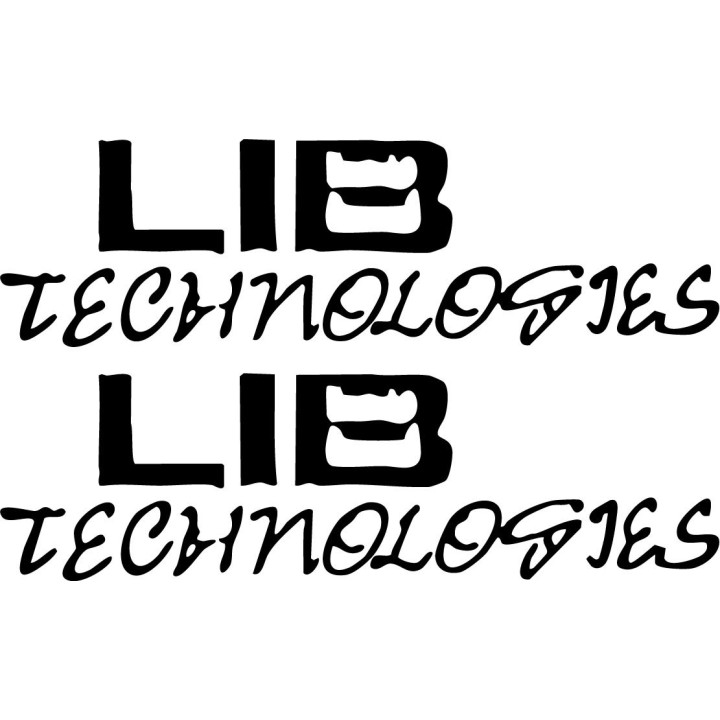 Buy Lib Technologies Text Surfing Decal Sticker Online