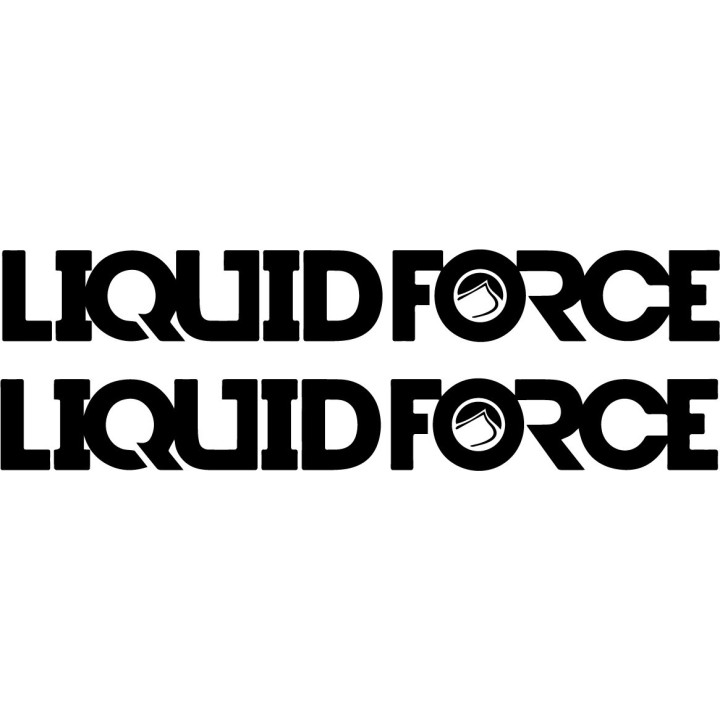 Liquid Force Stickers – Kiteboarding Wakeboard Watersports Decals (2-Pack)