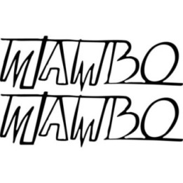 Buy Mambo Text Surfing Decal Sticker Online