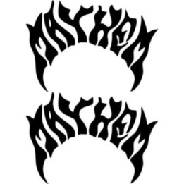 Mayhem Surfboards Vinyl Stickers 2-Pack