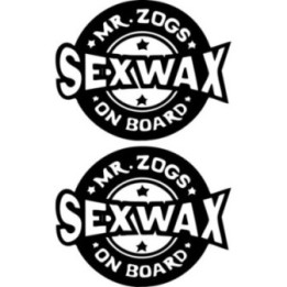Mr. Zog's Sex Wax Stickers – Surf Circle Decals (2-Pack)