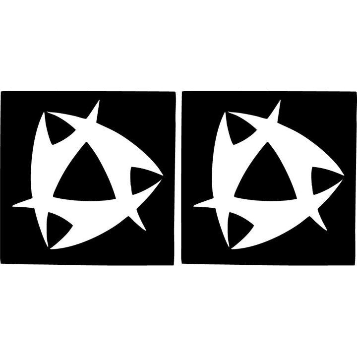 Buy Mystic Tri Block Surfing Decal Sticker Online