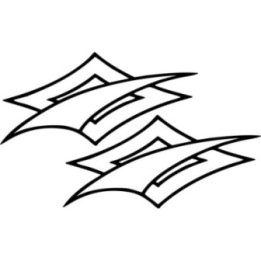 Buy Naish Outline Surfing Decal Sticker Online