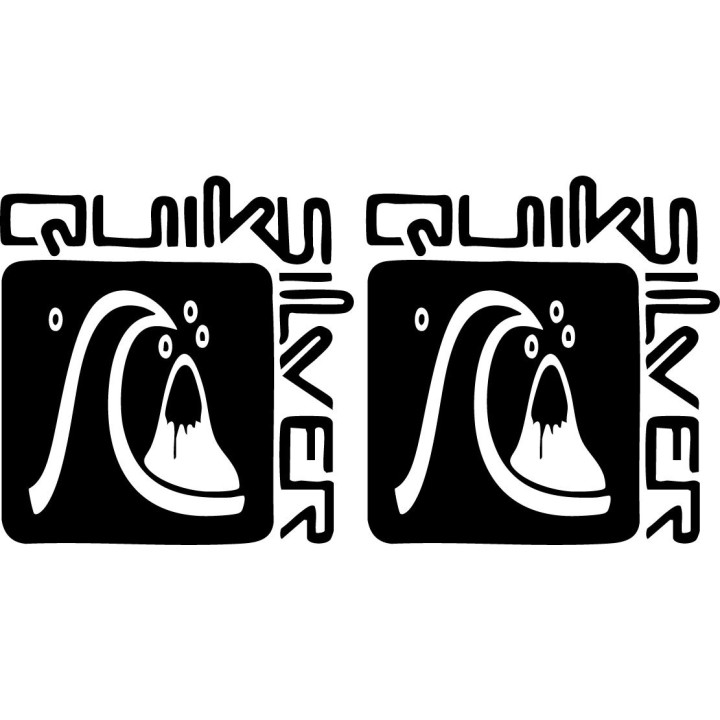 Buy Quiksilver Buckled Surfing Decal Sticker Online