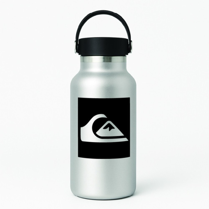 Quiksilver Square Logo Stickers – Surf Skate Snow Lifestyle Decals (2-Pack)