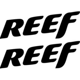 Reef Surf Stickers – Sandals Beach Lifestyle Surfing Decals (2-Pack)