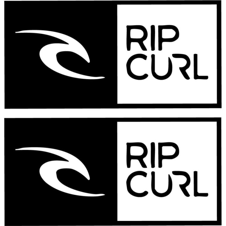Rip Curl Boxed Stickers – Surf Lifestyle Vinyl Decals (2-Pack)