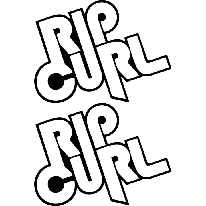Buy Rip Curl Funky Surfing Decal Sticker Online
