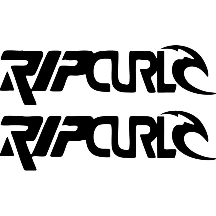 Rip Curl Stickers – Surfboard Van Surf Lifestyle Decals (2-Pack)