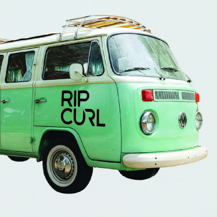 Buy Rip Curl Skinny Surfing Decal Sticker Online