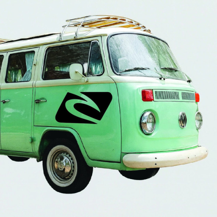 Buy Rip Curl Wave Square Surfing Decal Sticker Online
