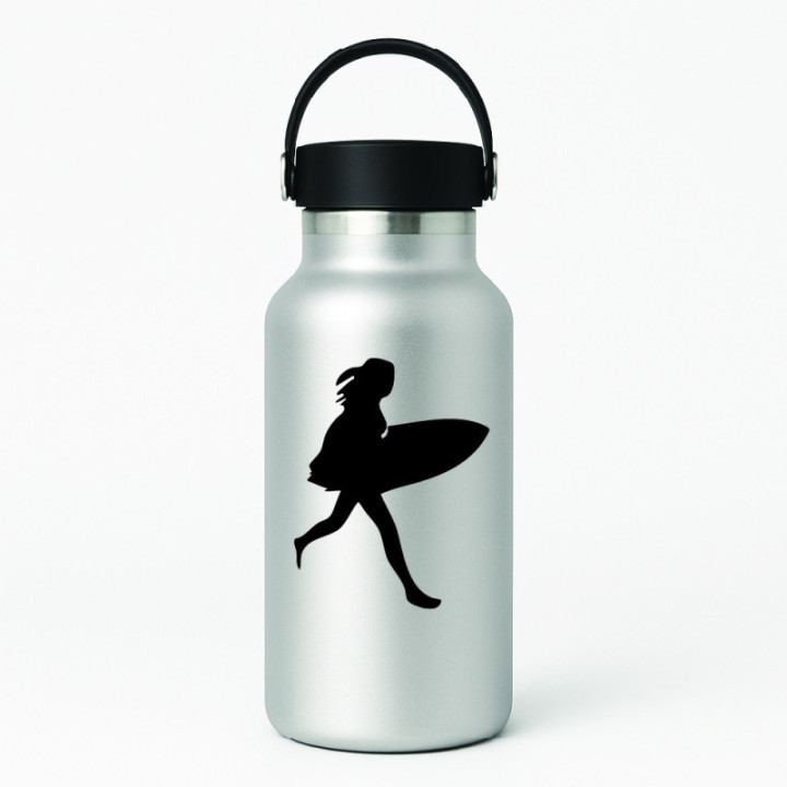 Buy Sexy Surfer Girl Surfing Vinyl Sticker Decal Online