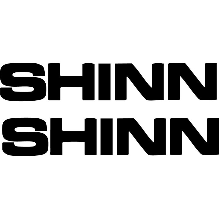 Buy Shinn Text Bold Surfing Decal Sticker Online
