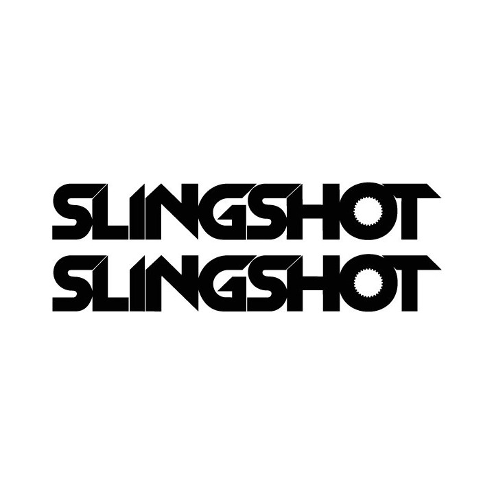 Slingshot Chunky Stickers – Wakeboard Kiteboard Decals (2-Pack)