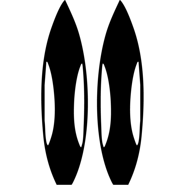 Buy Surfboard Standing Sticker Vinyl Decal Online