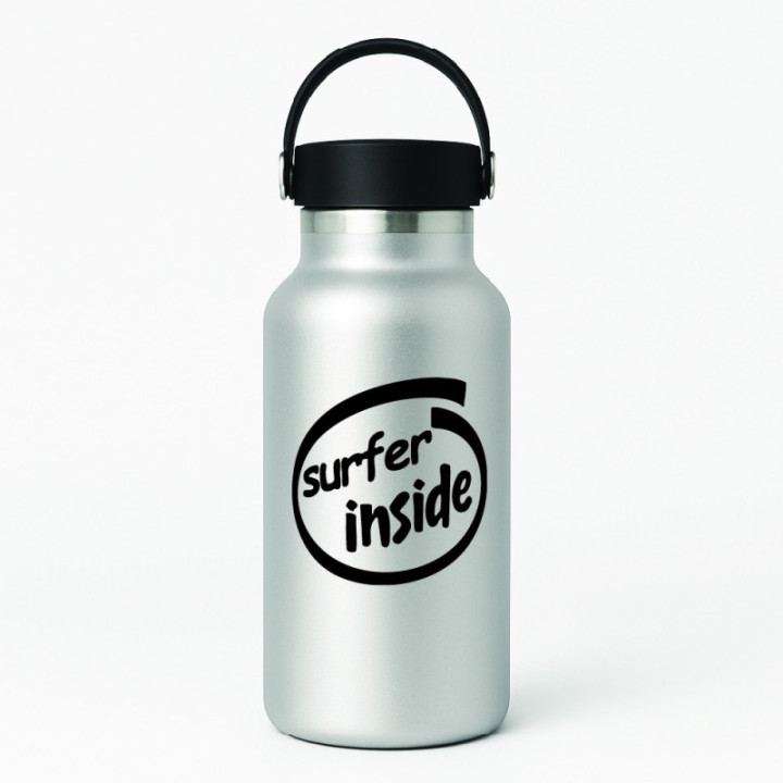 Buy Surfer Inside Decal Sticker Online